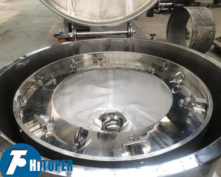 Dewatering type food equipment of upper discharge centrifuge for sale