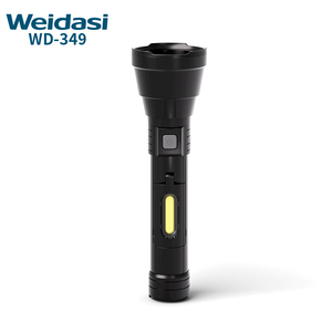 웨이다시 ABS 전자 디스플레이 충전식 휴대용 방수 토치 라이트 장거리 강력 LED 손전등 - Product Image 5