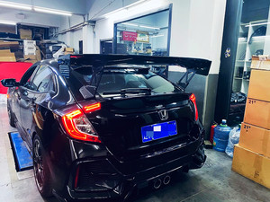 Ala trasera GT de fibra de carbono para Honda FK8, Tipo <span class=keywords><strong>R</strong></span>, FK7 - Product Image 5