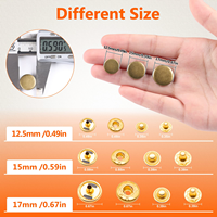 Boutons-pression métalliques en alliage de zinc 18 mm 20 mm pour vêtements, chemises, design personnalisé, prix bas