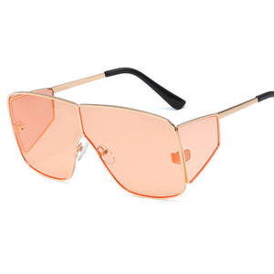 Lunettes de soleil surdimensionnées pour femmes, nouvelle mode 2020, haute qualité, une seule pièce - Product Image 5