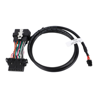 OEM ODB OBD2 OBDII 16PIN macho a hembra conector LED Y lector de código de cable