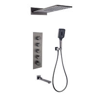 Robinet de douche en laiton Koala KS-3004, haute qualité, moderne, à température constante, 4 fonctions, monocommande, avec cartouche céramique en bronze – Vente chaude