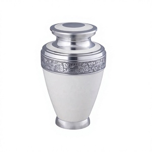 Large Medium Small Size Aluminum Metal <b>Memorial</b> Urns for Humans <b>Pets</b> Cremation Burial Eco-Friendly Customizable 3-Year Warranty - Product Image 1