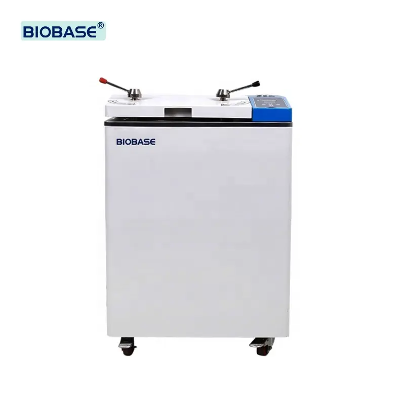 Autoclave Vertical BIOBASE com Display LED 50L Função Anti-Seca para laboratório