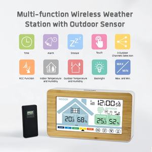 EVERTOP — thermomètre/hygromètre numérique, écran tactile/filaire, pour l'intérieur/l'extérieur, Station météo, moule, indicateur de alarme - Product Image 3
