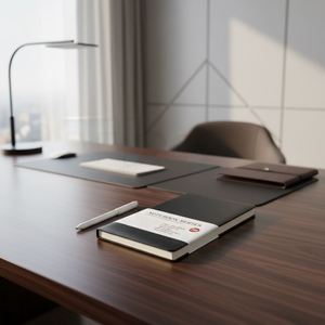 Agenda de Negocios Personalizada de Alta Gama, Planificador Semanal de Cuero PU A5, Cuaderno de Oficina, Venta al Por Mayor - Product Image 3