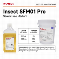 Insect SFM01 Pro est un milieu de culture cellulaire d'insectes sans sérum, développé pour les lignes cellulaires d'insectes tels que Sf9, High Five, etc.