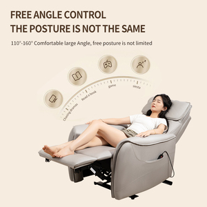Fauteuil de massage électrique inclinable-Canapé de cinéma à domicile inclinable pour un salon relaxant et paresseux - Product Image 2