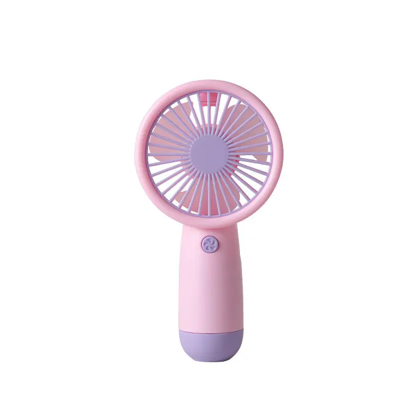 Verão eco friendly mini ventilador de mão de plástico, brinquedos diy, fãs sem fio, mini elétrico, recarregável, ventilador de mão