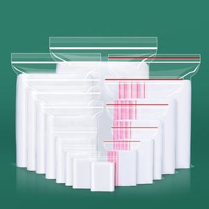 Fábrica vendas diretas transparente claro alimento plástico embalagem impermeável ziplock osso <span class=keywords><strong>PE</strong></span> saco - Product Image 4
