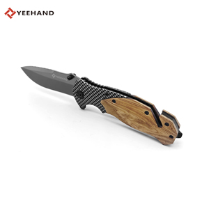 Gỗ ô liu xử lý dao tồn tại túi ngoài trời X50 EDC dao cắm trại Chiến Thuật Gấp Dao - Product Image 6