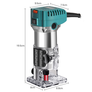 Yeni 800w elektrikli el düzeltici freze ahşap işçiliği ahşap freze yerleştirme makinesi ahşap oyma makinesi ile taşıma çantası - Product Image 3