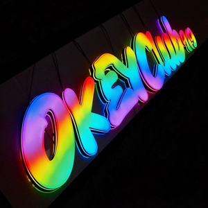 Signo de letra 3D de nuevo diseño para negocios Signo de logotipo RGB personalizado de señalización de letra de canal <span class=keywords><strong>Led</strong></span> - Product Image 6