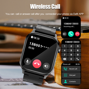 Senbono Đồng hồ thông minh mới G93 Đồng hồ thông minh đồng hồ đeo tay theo dõi nhịp tim cuộc gọi BT chống nước thể thao màn hình vuông cho Nam Đồng hồ thông minh OEM ODM - Product Image 3