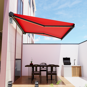 Nueva Pérgola Retráctil Eléctrica a Prueba de Luz, <span class=keywords><strong>Toldo</strong></span> de Aluminio, Apertura Automática, Fácil Instalación en Patio - Product Image 2