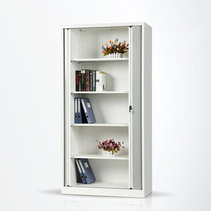 High door rolling file cabinet steel vertical roller shutter door cabinet