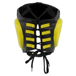 Protector de Cabeza Profesional para Boxeo, Transpirable, Ajustable, Hecho de Cuero Genuino, Casco de Seguridad Personalizable - Product Image 3