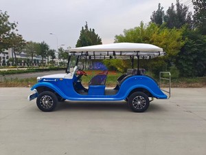 Auto Clásico Eléctrico Convertible Vintage, Lujoso y Romántico, Color Rojo Rosa, Estilo Retro para Turismo, Batería de 72v en Venta - Product Image 2