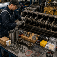 Pièces de rechange d'origine 3126 Marine 3304 3306 3406 3056 Kit de révision et de réparation Pièces de rechange pour moteur