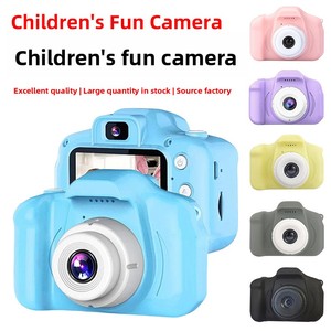 Mini cámara para niños con pantalla IPS de 2 pulgadas, vídeo HD 1080p, múltiples juegos de rompecabezas y filtros integrados, regalos de juguetes para niños - Product Image 3