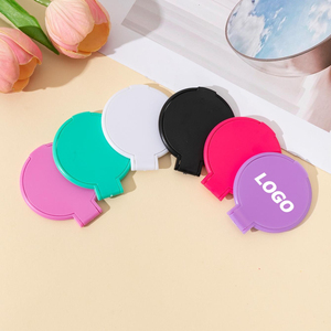 Custom Logo Folding Pocket Mirror, Portable Single-Sided Makeup Compact Mirror, Promotional Travel Cosmetic Mirror Gift