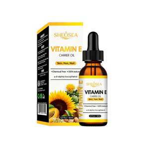 Aceite Portador de Vitamina <span class=keywords><strong>E</strong></span> SHEOSEA, 100% <span class=keywords><strong>Natural</strong></span>, D-Alfa Tocoferol, Sin Químicos, Aceite Hidratante para el Cuidado de la Piel, Cabello y Uñas, 60 ml - Product Image 1
