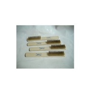 Shoe <b>Brush</b> Set 4 Pieces Wood Handle Grip For <b>Suede</b> Leather Nubuck Cleaning - Product Image 1