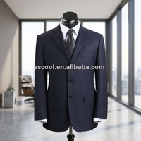 Pasokan Pabrik Setelan Formal Pria 3 Kancing Slim Fit Modis