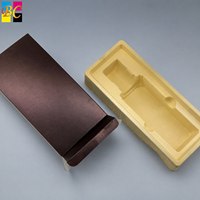 Boîte d'emballage personnalisable, boîte en carton noir, boîtes d'expédition, boîte personnalisée avec logo pour parfum avec doublure