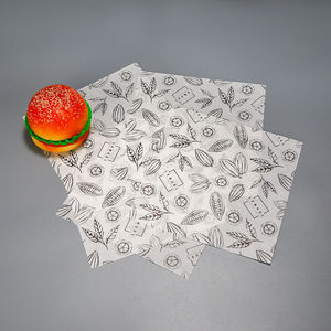 <span class=keywords><strong>Papel</strong></span> de Envolver Alimentos Antigrasa Impreso Personalizado de 12*12 Pulgadas, <span class=keywords><strong>Papel</strong></span> Antigrasa de Grado Alimenticio <span class=keywords><strong>para</strong></span> Hamburguesas, <span class=keywords><strong>Pan</strong></span> y Delicatessen con Logotipo - Product Image 4