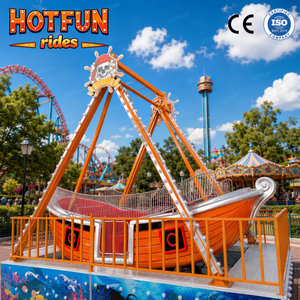 Petit parc d'attractions mobile monté sur remorque, manèges <span class=keywords><strong>de</strong></span> bateaux pirates - Product Image 1