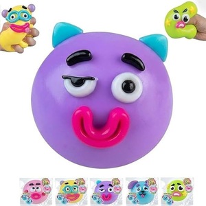 Juguete Blandito con Expresión Divertida, Perro de Plástico Adorable, Pelota Antiestrés para Apretar, Ideal para Oficina, Escritorio, Regalo de Fiesta - Product Image 3