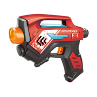 Pistola de Juguete Láser Eléctrica Popular QS, Juego de Armas de Juguete Interactivas de Plástico para Niños con Luz, Sonido y Vibración