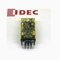 Relay IDEC RU2S-D24 RU4S-D24 DPDT 10A 24VDC Plug-In Tujuan Umum Elektromagnetik dengan Indikator LED untuk PLC Otomasi Industri
