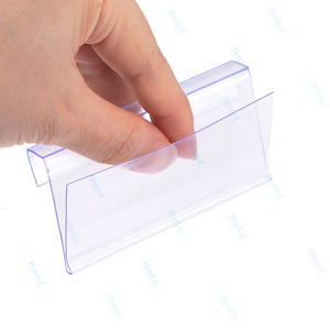 Professional Retail Shelf Management Data <b>Strip</b> Clear Plastic Price Label Holder for Brand Uniform Store Display - Product Image 5