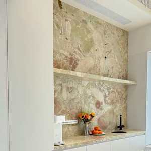 Dalles de <span class=keywords><strong>marbre</strong></span> Calacatta Monet Beige, pierre naturelle, <span class=keywords><strong>pour</strong></span> mur de bureau, mur de villa, sol et plan de travail - Product Image 4
