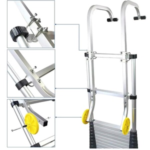 Kit <span class=keywords><strong>de</strong></span> Accesorios <span class=keywords><strong>de</strong></span> Conversión para Gancho <span class=keywords><strong>de</strong></span> Techo para Escalera Telescópica Industrial <span class=keywords><strong>de</strong></span> Aluminio con Capacidad <span class=keywords><strong>de</strong></span> 300 Libras - Product Image 3