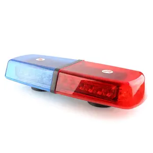 factory price flashing high power LED red blue cover Magnetic LED min light bar