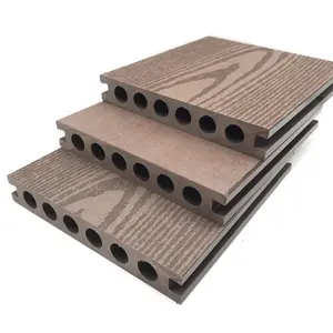 NecoWood ISO Easy assemble deep embossing wpc hollow decking