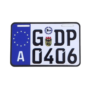 Placa <span class=keywords><strong>de</strong></span> <span class=keywords><strong>Matrícula</strong></span> Europea para Automóvil, <span class=keywords><strong>de</strong></span> Metal y Aluminio, <span class=keywords><strong>de</strong></span> Alta Calidad, Personalizada, Práctica, para Motocicleta - Product Image 4