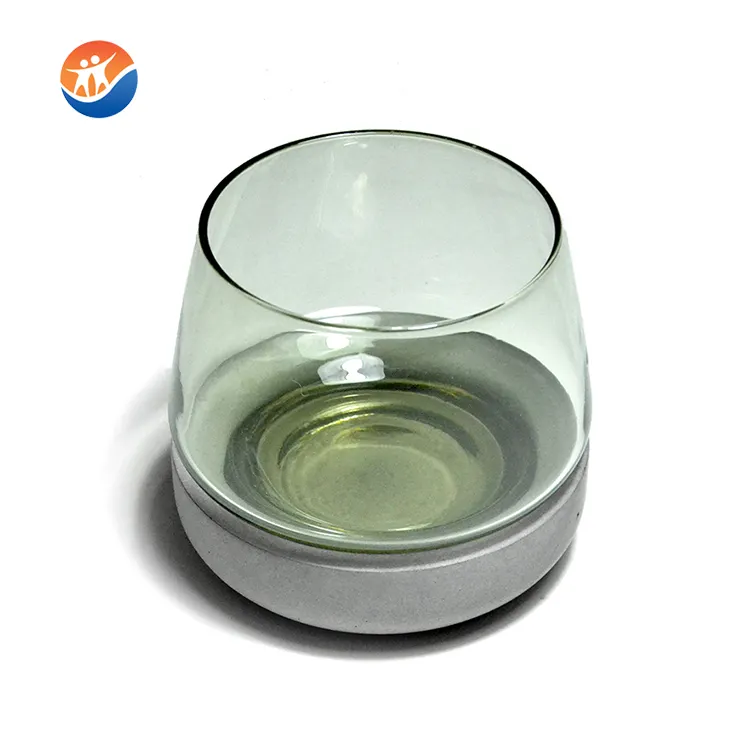 Großhandel modernes Design Tasse Stil Design Glas Kerzenhalter Tee licht
