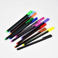 Lot de 12 feutres double pointe (fin et pinceau) pour enfants – Idéal pour les cadeaux et fournitures scolaires