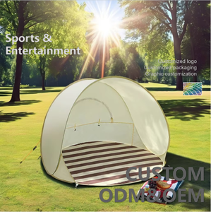 <span class=keywords><strong>Tente</strong></span> de plage ouverte en un clic pare-soleil grand espace <span class=keywords><strong>tente</strong></span> intérieure/extérieure pour enfants pour le camping d'été jardin plage en polyester - Product Image 2