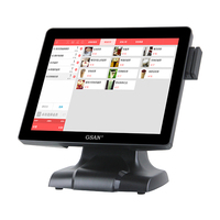 Systèmes de point de vente tout-en-un OEM ODM commerciaux avec écran tactile de 17 pouces, système Windows, caisse enregistreuse pour station-service