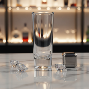 Gelas <span class=keywords><strong>Shot</strong></span> Anggur Kristal Gaya Amerika Ramah Lingkungan Bebas Timbal dengan Logo Kustom, Alas Berat, untuk Bar Hotel, Gelas <span class=keywords><strong>Shot</strong></span> Tinggi - Product Image 2