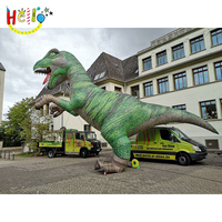 Dinosaure vert gonflable géant de tyrannosaure Rex pour la publicité