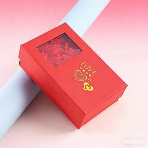 Élégant <span class=keywords><strong>Coffret</strong></span> Cadeau de Savon en Papier et Bijoux Fleur de Rose, Boîte de Rangement Rectangulaire de Luxe pour la Saint-Valentin, Fête <span class=keywords><strong>des</strong></span> Mères, Anniversaire - Product Image 5