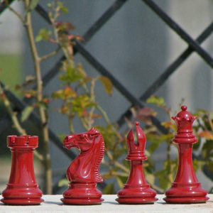 Handmade Natural Burgundy Fine Lacquer <b>Wooden</b> <b>Chess</b> <b>Set</b> with Boxed Plastic Pieces Kids Acrylic Backgammon Table Game Board Sale - Product Image 1