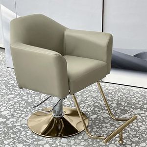Sillón de muebles de peluquería de gama alta puede girar y levantar Silla de peluquero de Metal de acero inoxidable - Product Image 6
